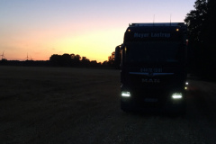 LKW Sonnenuntergang