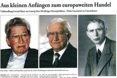 Zeitungsartikel 90-jähriges Jubiläum Seite 1